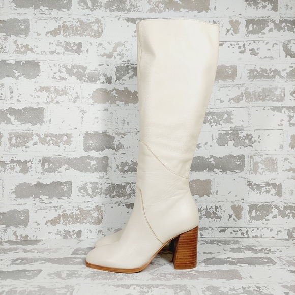 Dolce Vita Shoes Dolce Vita Flin White Leather Square Toe
